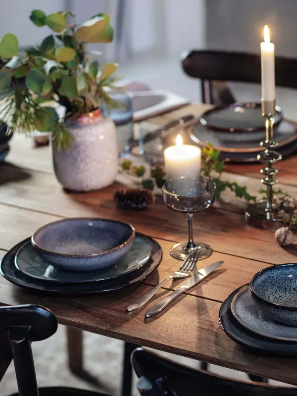 Christmas tablesetting with scandinavian style