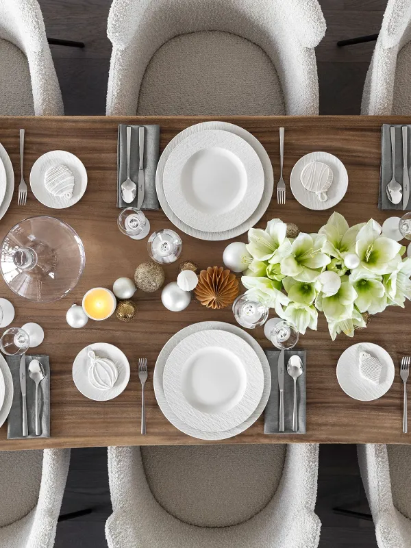 Cristmas tables chic and classy