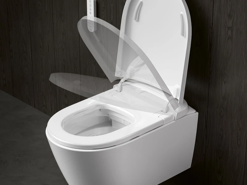 Supreo Select dusjtoalett med automatisk åpning av lokket Supreo Select dusjtoalett med automatisk åpning og lukking av lokket kombinerer berøringsfri hygiene med elegant baderomsteknologi.
