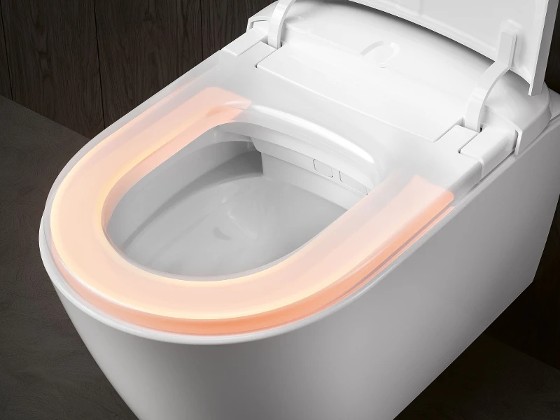 Supreo Select dusjtoalett med opplyst oppvarmet sete Supreo Select dusjtoalett med oppvarmet sete sikrer maksimal komfort og hygiene i daglig bruk.