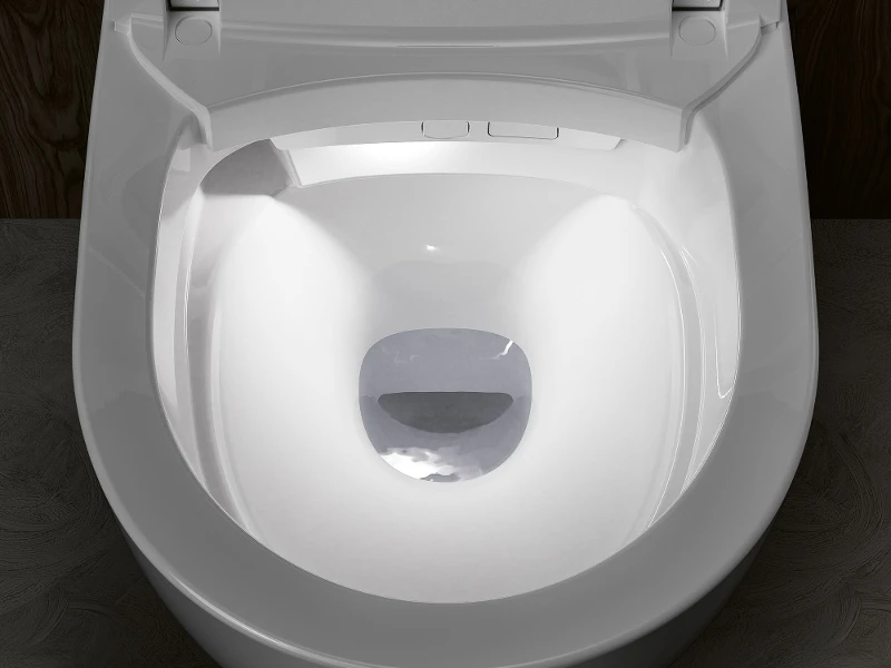 Supreo dusjtoalett med mykt indre lys i skålen Supreo dusjtoalett med integrert innvendig lys gir diskret belysning for komfort og bekvemmelighet, spesielt om natten.