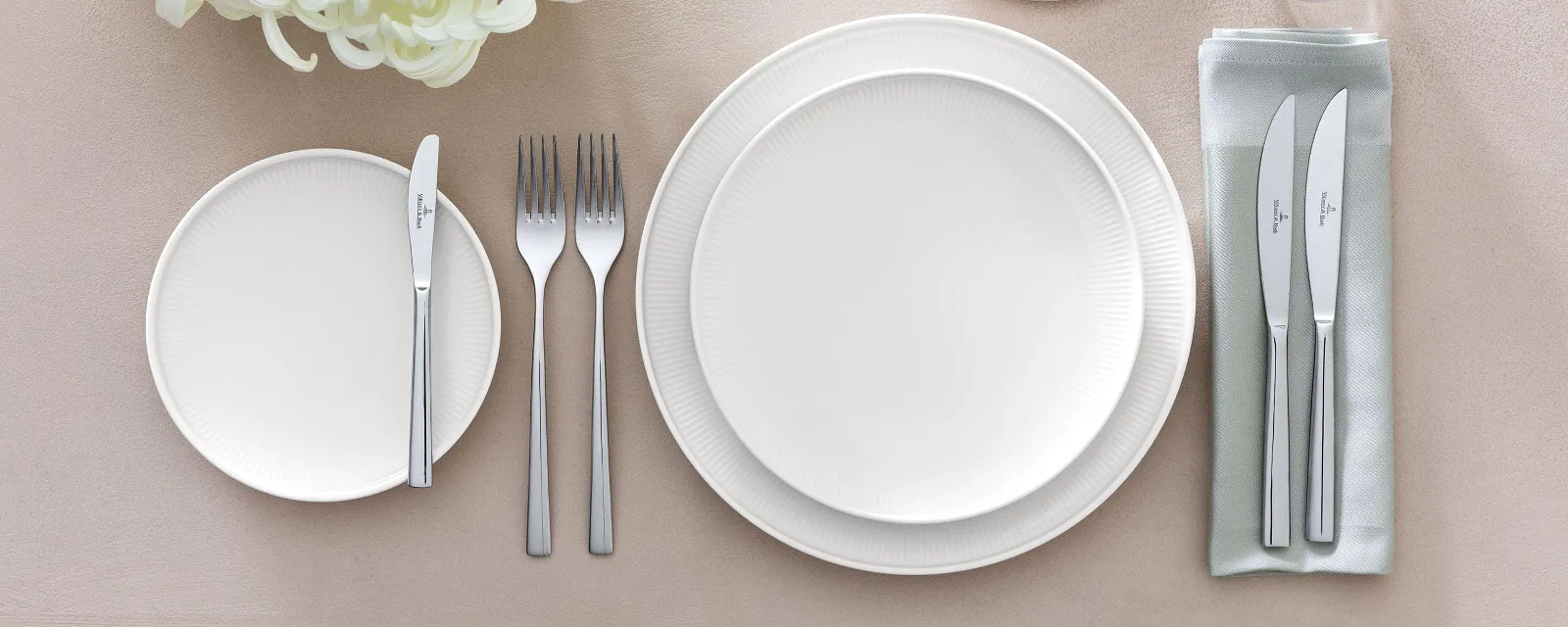 Minimalist dinnerware for the most sophisticated demands