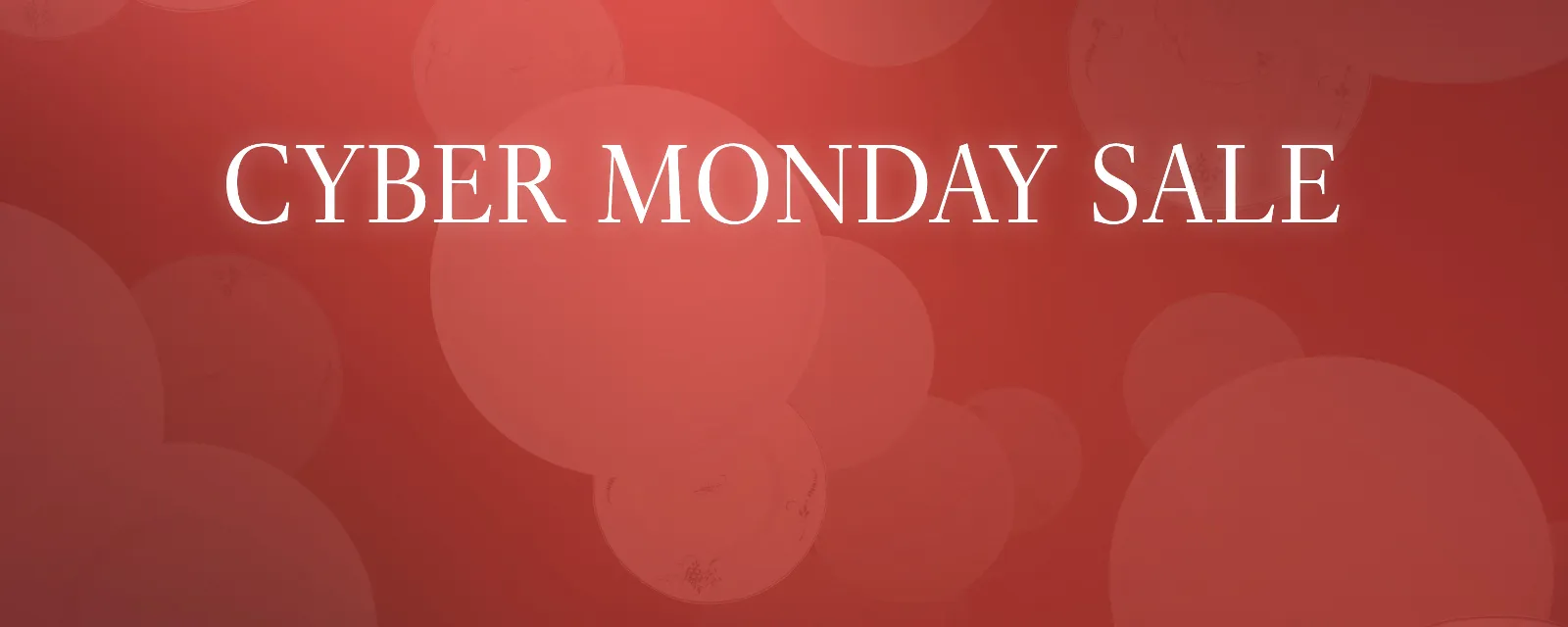 cyber monday promo header image