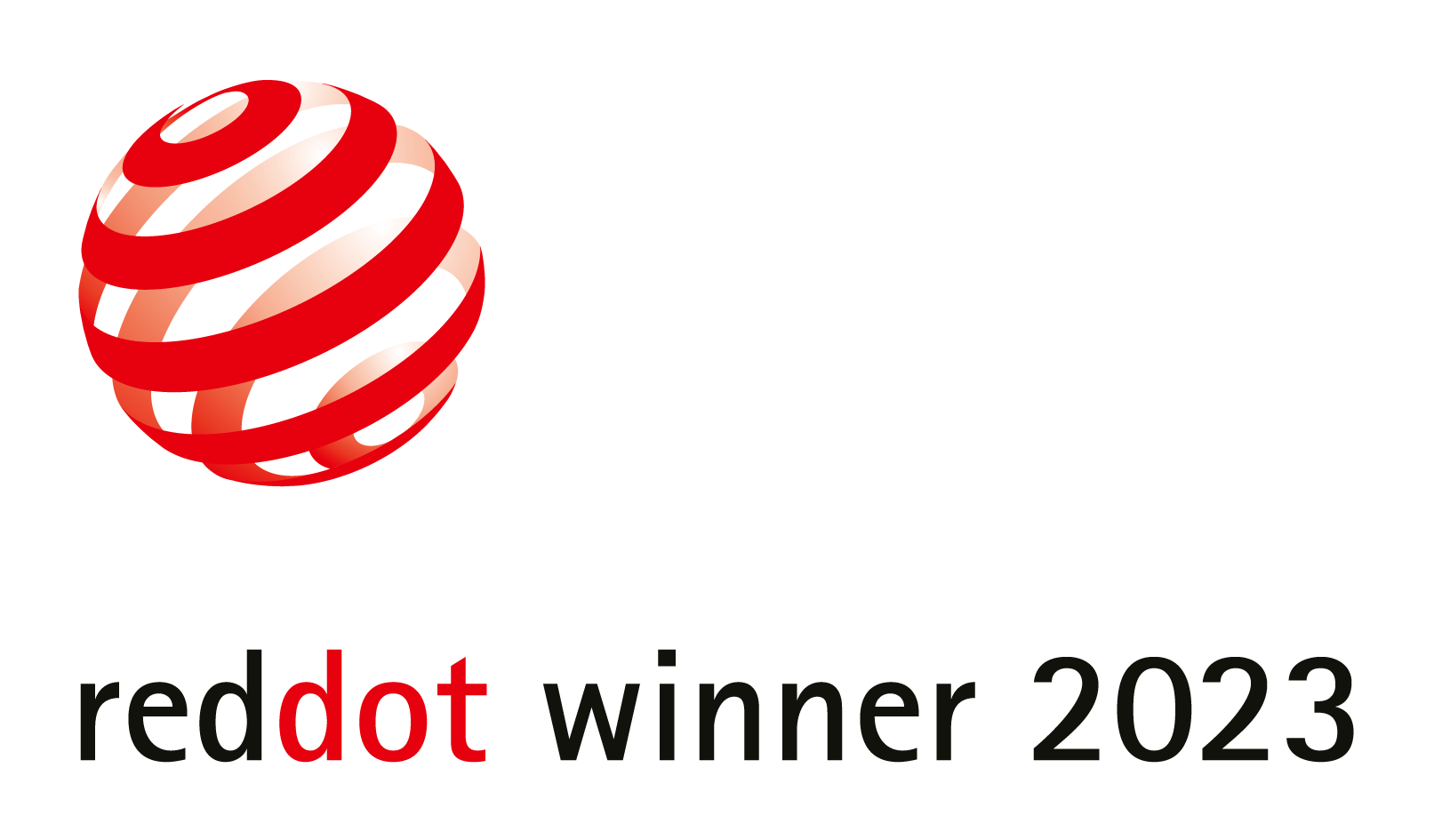 reddot design award winner logo 2023 Logotipo del Red Dot Award con el texto « reddot winner 2023 »